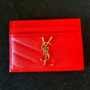 Saint Laurent red card holder